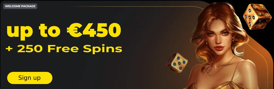 Vipzino Casino Powitanie
